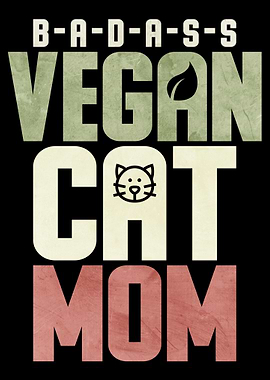 Vegan Vegetarian Cat Gift