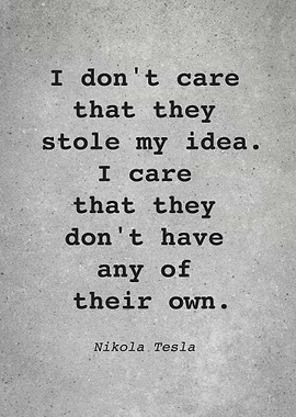 Nikola Tesla Quote L001