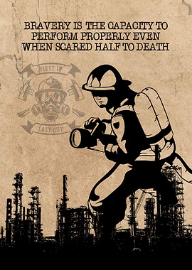 Firefighter Wall Art Decor