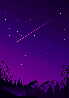 Beautyfull jungle night