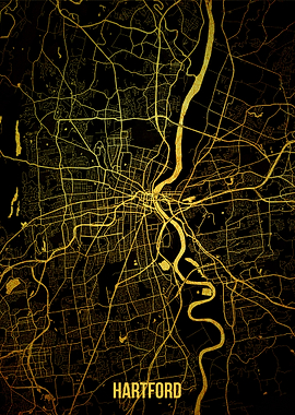 Hartford gold map