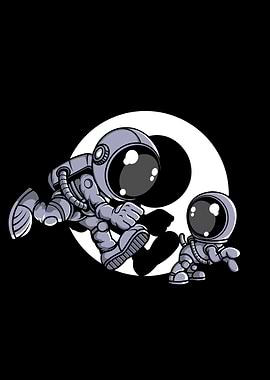 Astronaut and Little Dog