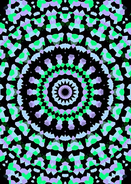 Vivid Colorful Mandala