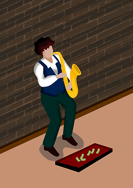street saxophone