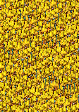 Spring yellow flowers