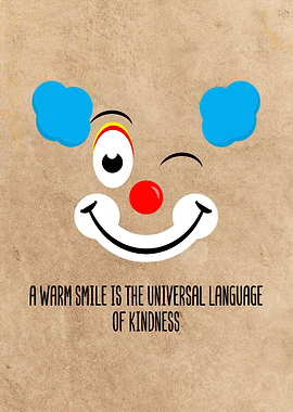 Clown Smiling Wall Decor