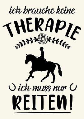 Humorvoller reiten Spruch