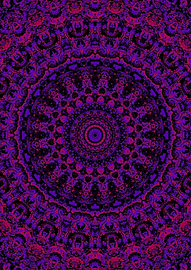 Vibrant Jewel Tone Mandala