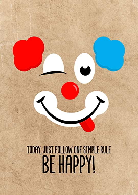 Clown Smiling Wall Decor