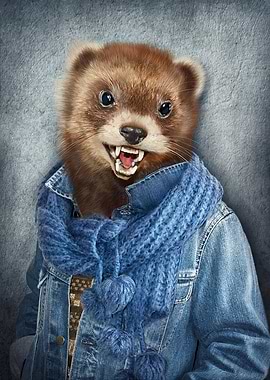 Animals in clothes 4
