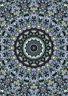 Groovy Colorful Mandala
