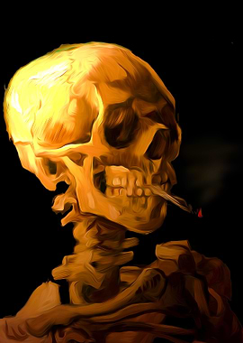 Van gogh skeleton