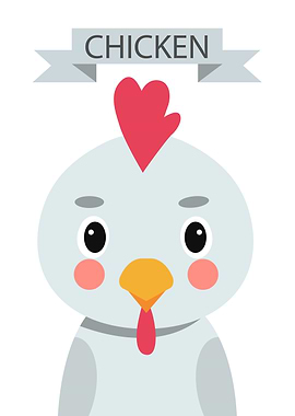Cute Chicken Portrait