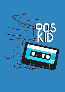 90s Kids Retro Cassette