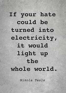 Nikola Tesla Quote L015