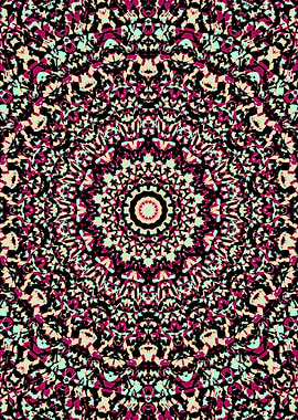 Vivid Colorful Mandala