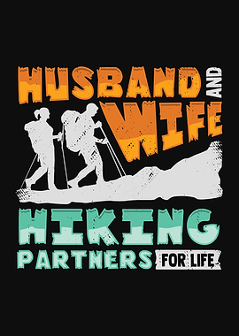 Husband And Wife Hiking