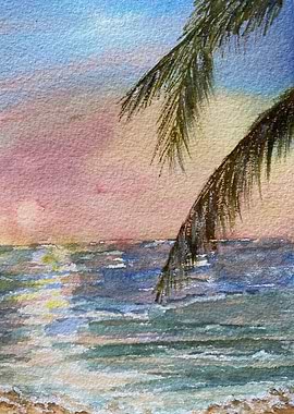 Watercolor Seascsape