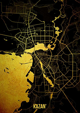 Kazan gold map
