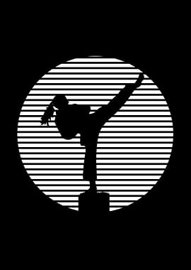 Kick the moon black white