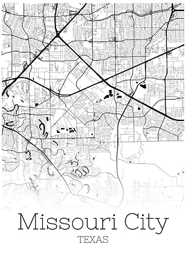 Missouri City Texas map