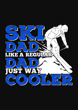 Skiing Ski Dad Design
