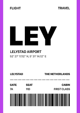 LEY Boarding Pass