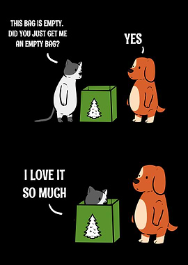 Empty Bag Cat Owner Gift