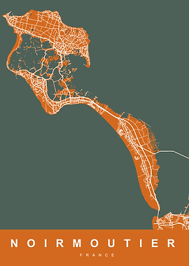 Noirmountier City Map