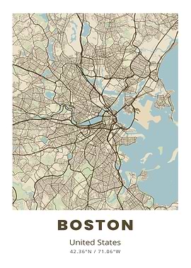 Boston City Map