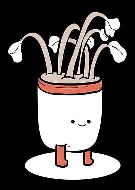 Cute Flowers Gardener and