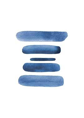 Modern Blue Abstract Art