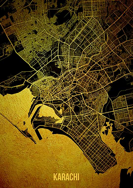 Karachi gold map