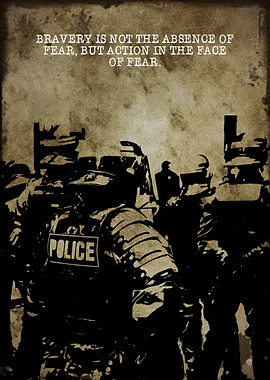 Police Wall Art Decor