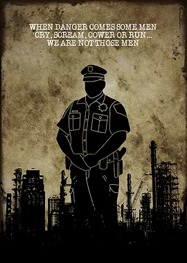 Police Wall Art Decor