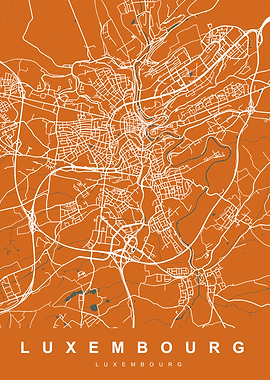 Luxembourg City Map