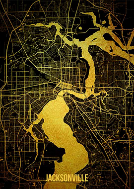 Jacksonville gold map