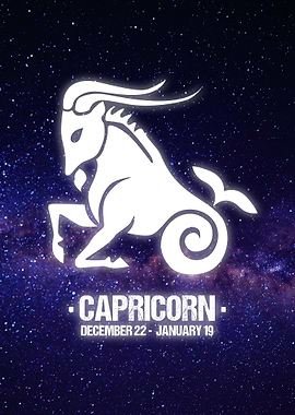 Capricorn Zodiac Wall Art