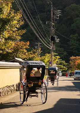 Jinrikisha Kyoto Japan