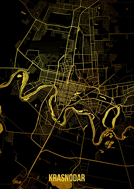 Krasnodar gold map