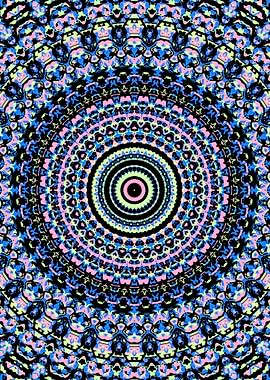 Colorful Hippie Mandala