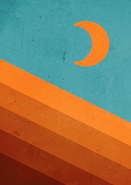 Sun and Moon Line Art 3