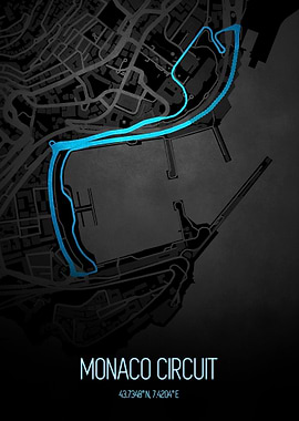 Monaco Circuit Map