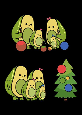 Avocado Christmas Avocado