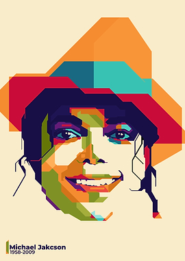 Michael Jakson in Pop art