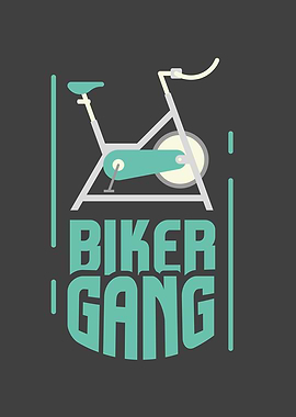 Biker Gang Funny Spin Gym