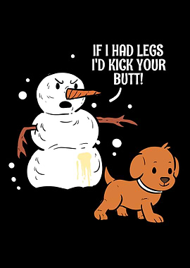 Snowman Funny Cool and Fun