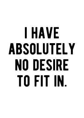 I Have Absolutely No