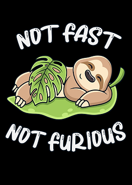 Cute Sloth Sleeping Fun