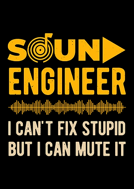 Funny Sound Engineer